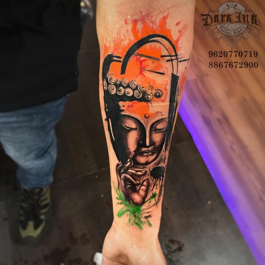 Dark ink rises tattoo studio safe and hygiene - #tattoolife  #gettattooed#tattoogoals #goatattoo #wolf#skull Umesh waghela | Facebook